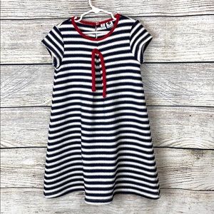 Busy Bees summer striped girls dress
